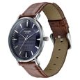 Sonata Poze Quartz Analog Blue Dial Leather Strap Watch for Men - image number 3