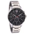Tommy Hilfiger Quartz Multifunction Black Dial Metal Strap Watch for Men - image number 1