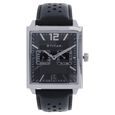 Titan Quartz Analog with Day and Date Black Dial Stainless Steel Strap Watch for Men