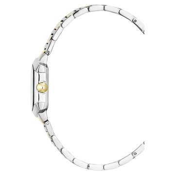 Aigner Quartz Analog Champagne Dial Two Toned Stainless Steel Strap Watch For Women
