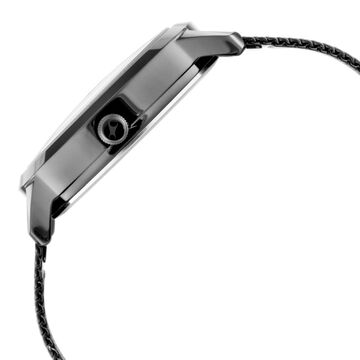 Fastrack Fit Outs Quartz Analog Black Dial Metal Strap Watch for Girls