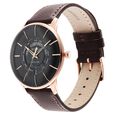 Titan Black Dial World Time with Date Stainless Steel Strap Watch for Men - image number 3