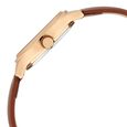 Titan Quartz Analog Silver Dial Tan Leather Strap Watch For Women - image number 3