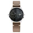 Fastrack Tripster Quartz Analog Bicolour Dial Leather Strap Watch for Guys - image number 1
