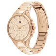 Tommy Hilfiger Gold Dial Golden Stainless Steel Strap Watch for Women - image number 1