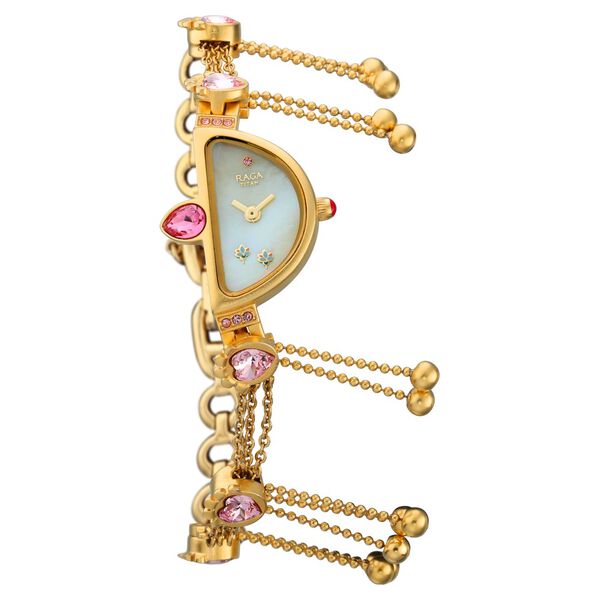 Titan Raga X Masaba Mother of Pearl Dial Women Watch With Metal Strap - image number 0