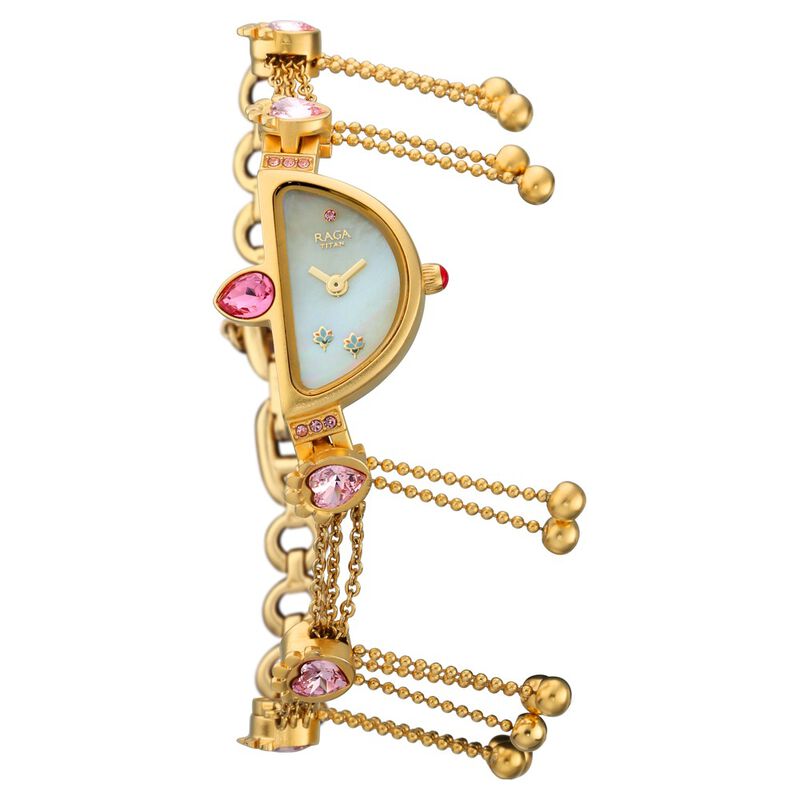 Titan Raga X Masaba Mother of Pearl Dial Women Watch With Metal Strap