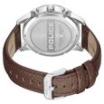 Police Quartz Multifunction Black Dial Brown Leather Strap Watch for Men - image number 2