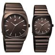 Fastrack Mixmatched Quartz Analog Multicoloured Dial Two Toned Stainless Steel Strap Watch For Couple - image number 1