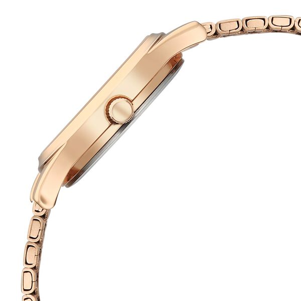 Titan Karishma Quartz Analog Off White Dial Rose Gold Stainless Steel Strap Watch For Women - image number 3