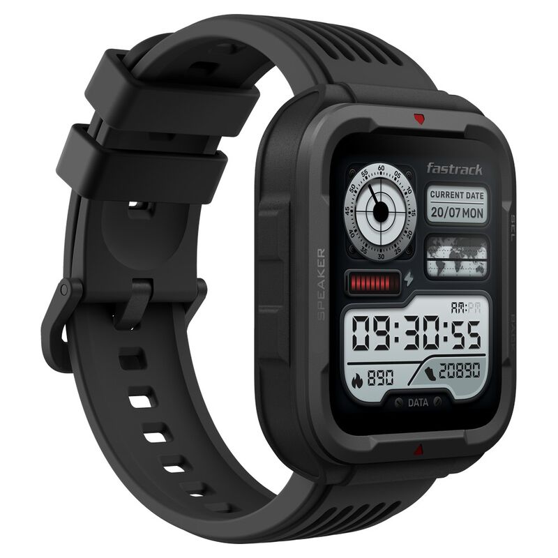 Fastrack Active with 1.83" UltraVU HD Display and Functional Crown Rugged Smartwatch with Auto Multisport Recognition - image number 1