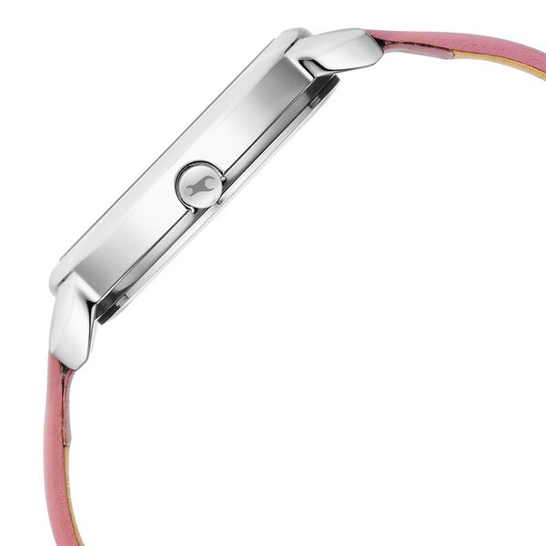 Fastrack Stunners Quartz Analog Purple Dial Leather Strap Watch for Girls - image number 3