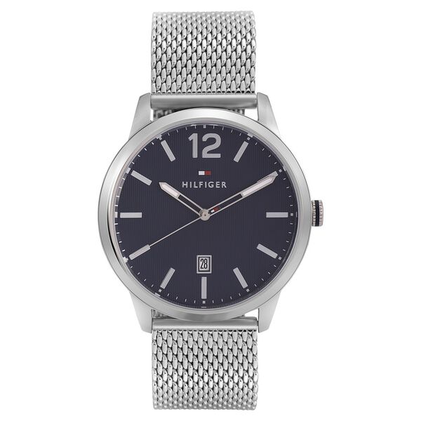 Tommy Hilfiger Quartz Analog with Date Blue Dial Stainless Steel Strap Watch for Men - image number 0