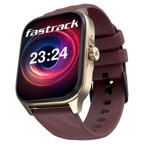 Fastrack New Astor FS1 PRO Smartwatch, Large Super AMOLED Display 5 CM AOD, NextGen Chipset lag Free & Fast Experience - image number 0