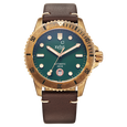 Xylys Mariana Swiss Analog with Date Green Dial Geniune Leather Strap Watch For Men - image number 2