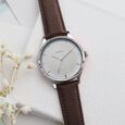 Titan Workwear Green Dial Analog Leather Strap Watch for Men