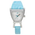 Fastrack Quartz Analog Silver Dial Leather Strap Watch for Girls