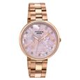 Sonata Poze Quartz Analog Pink Dial Rose Gold Colour Stainless Steel Strap Watch For Women - image number 2