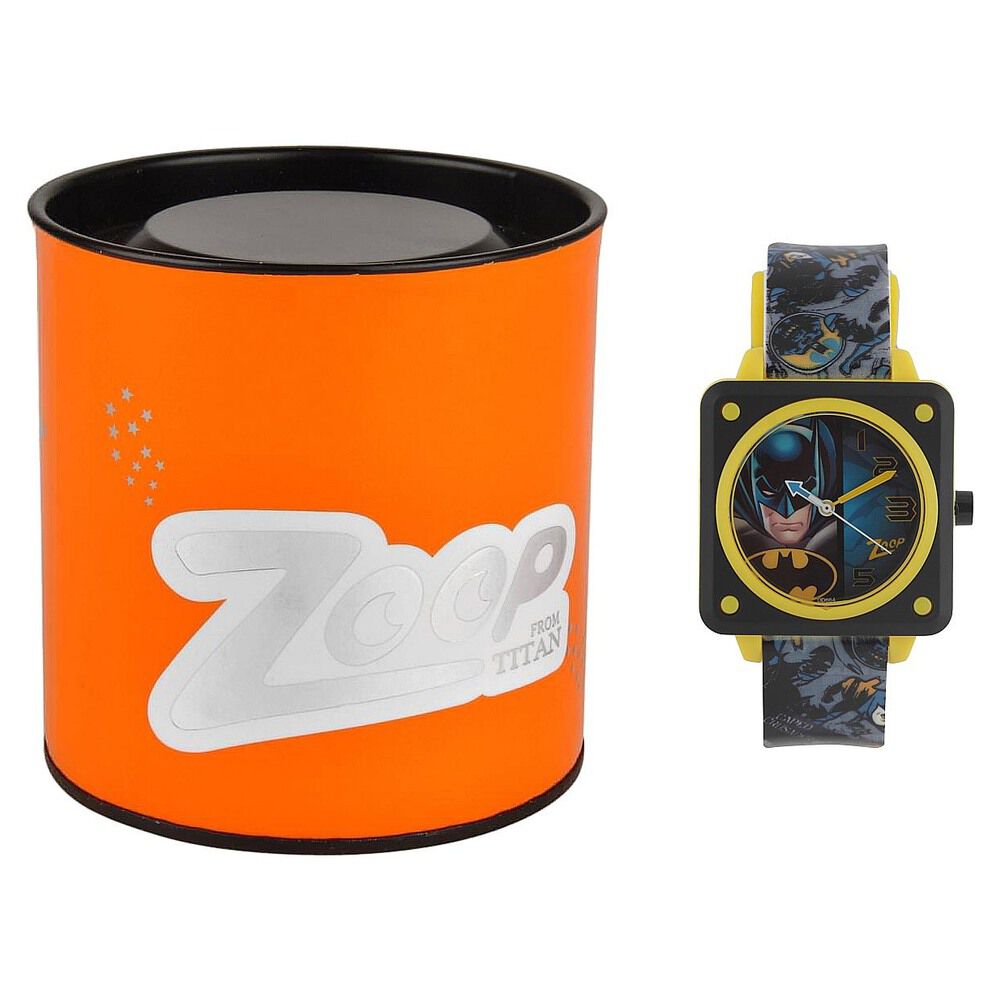 Buy Online Zoop By Titan Quartz Analog Multicoloured Dial PU Strap