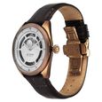 Titan Stellar Cupola Automatic Analog with Sun Moon Phase and Silver Dial Brown Leather Strap Watch for Men - image number 4