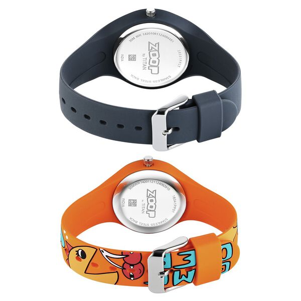 Titan Zoop Parent & Child Analog Pair Watch with Multicoloured Dial & Grey And Multicoloured Strap for Boys Girls Kids - image number 5