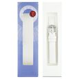 16 mm White Genuine Leather Strap for Women - image number 7