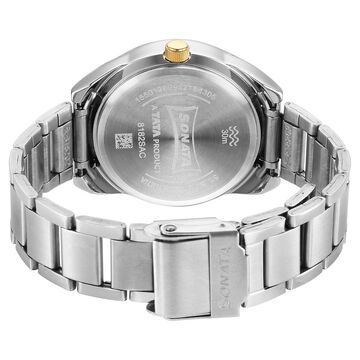 Sonata Unveil Quartz Multifunction Silver Dial Stainless Steel Strap Watch for Women