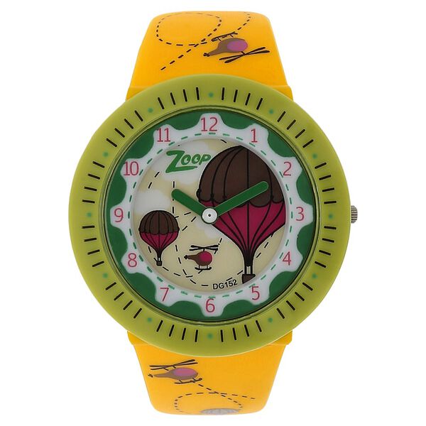 Zoop By Titan Quartz Analog Yellow Dial PU Strap Watch for Kids - image number 0