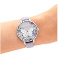 Olivia Burton Quartz Analog Multicoloured Dial Leather Strap Watch for Women - image number 3