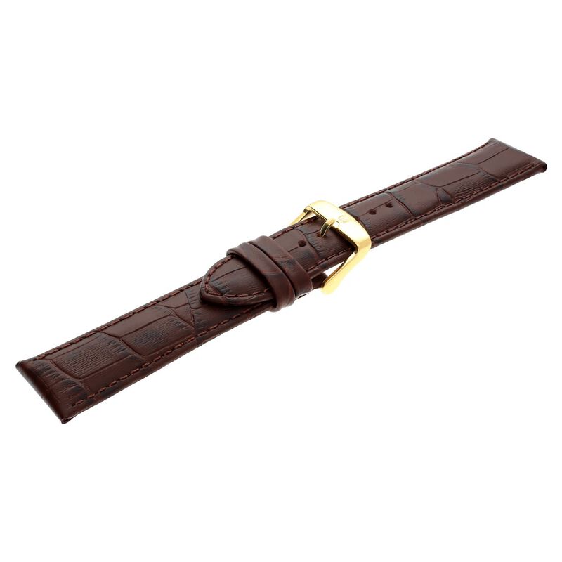 22 mm Brown Genuine Leather Straps for Men - image number 3