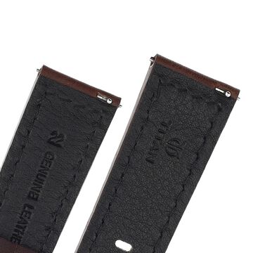 22 mm Brown Genuine Leather Straps for Men