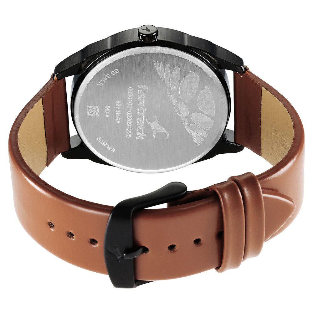 Fastrack watch ss best sale back 50m wr