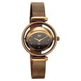 Vyb Celeste By Fastrack Quartz Analog Brown Dial Brown Stainless Steel Strap Watch For Girls - image number 2