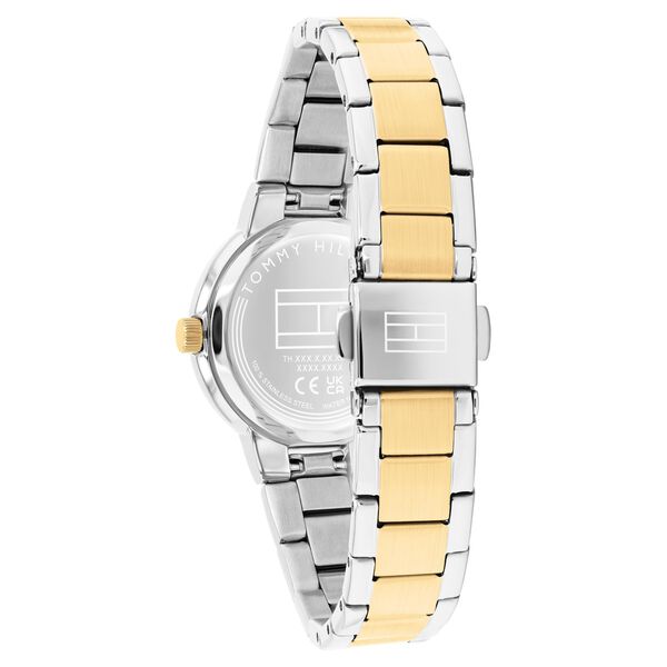 Tommy Hilfiger Quartz Analog White Dial Two Toned Stainless Steel Strap Watch For Women - image number 2
