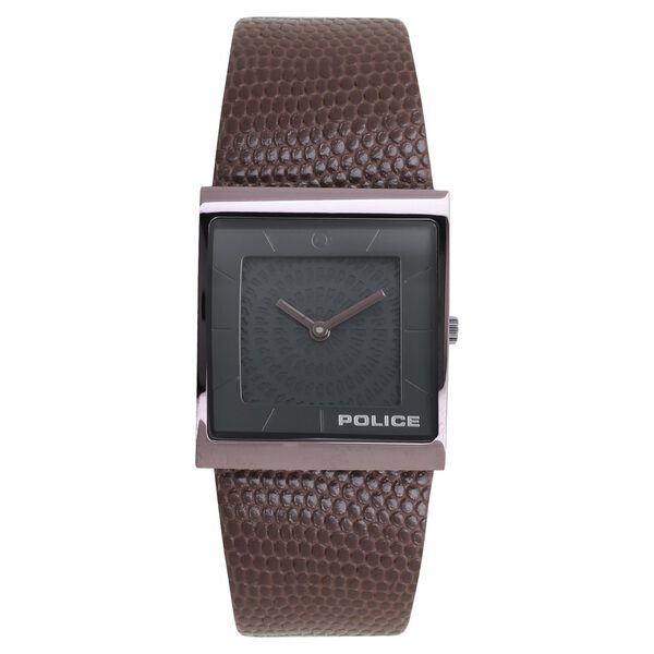 Police Quartz Analog Black Dial Leather Strap Watch for Men - image number 0