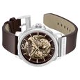 Kenneth Cole Kenneth Cole Automatic Brown Dial Leather Strap Watch For Men - image number 2