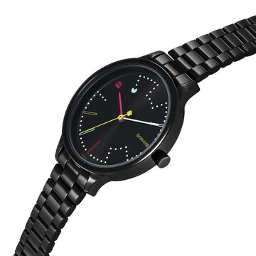 Sonata Play Black Dial Watch for Women
