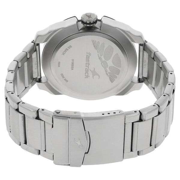 Fastrack Motorheads Quartz Analog Blue Dial Stainless Steel Strap Watch for Guys - image number 3