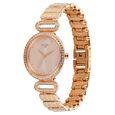 Titan Raga DEC Blaze Quartz Analog Rose Gold Dial Rose Gold Metal Strap Watch For Women - image number 2