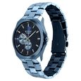 Titan Classique Titanium Sapphire  Multifunction Blue Dial Blue Titanium Strap Watch For Men - image number 2