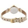 Nebula Quartz Analog Champagne Dial Leather Strap Watch for Women - image number 4