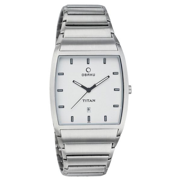Titan Quartz Analog with Date White Dial Watch for Men - image number 0