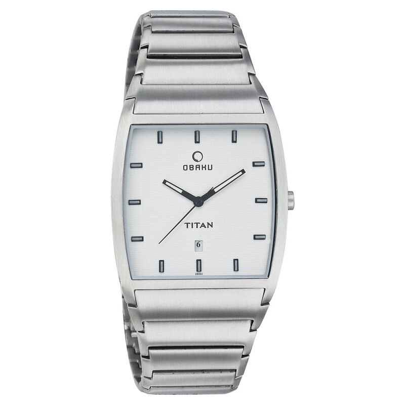 Titan Quartz Analog with Date White Dial Watch for Men