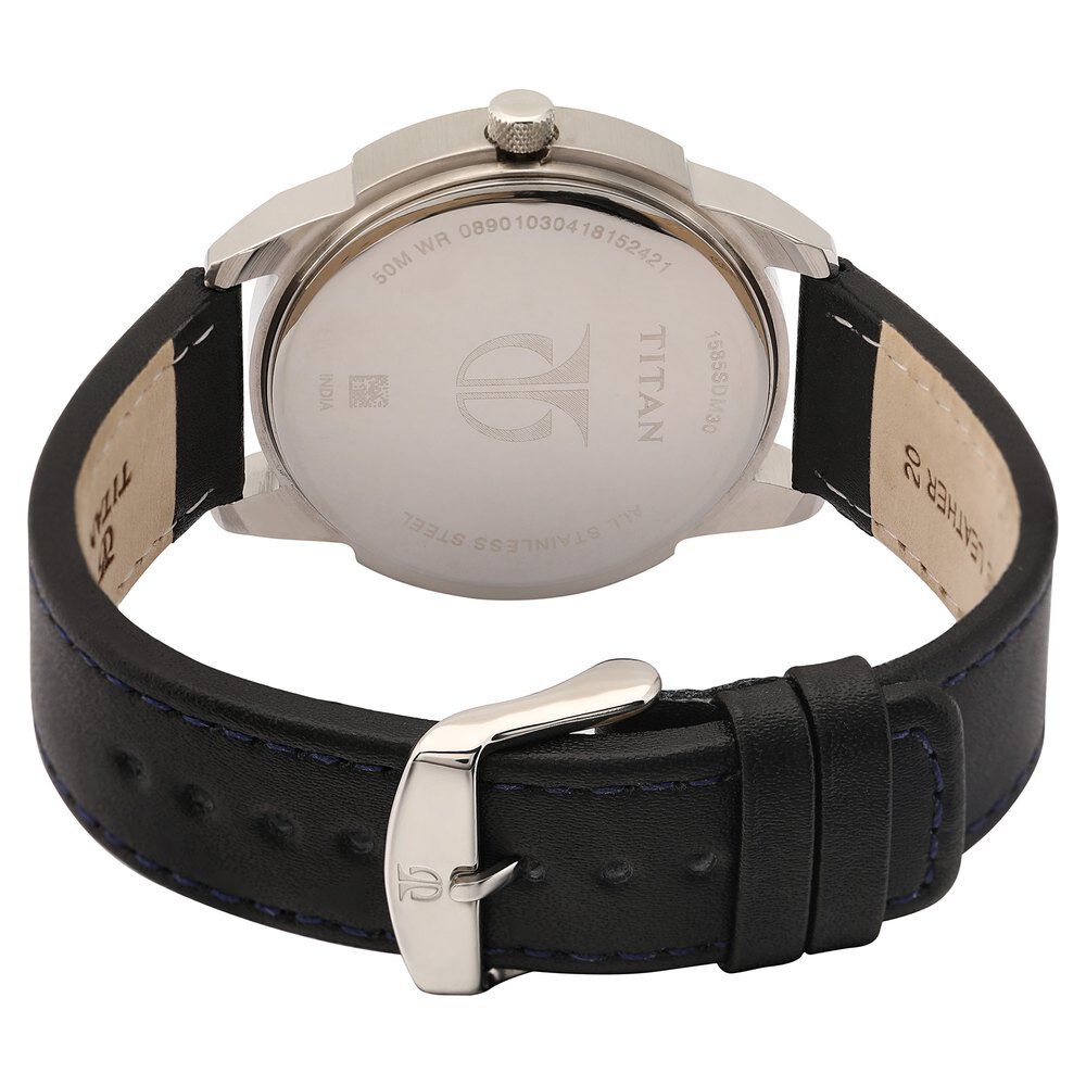 Titan Quartz Analog with Date Silver Dial Watch for Men