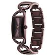 Vyb Striker By Fastrack Quartz Analog Brown Dial Brown Metal Strap Watch For Girls - image number 2