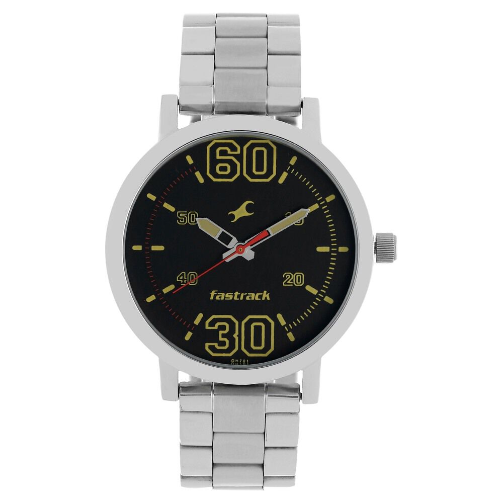 Fastrack stainless steel back water resistant quartz on sale