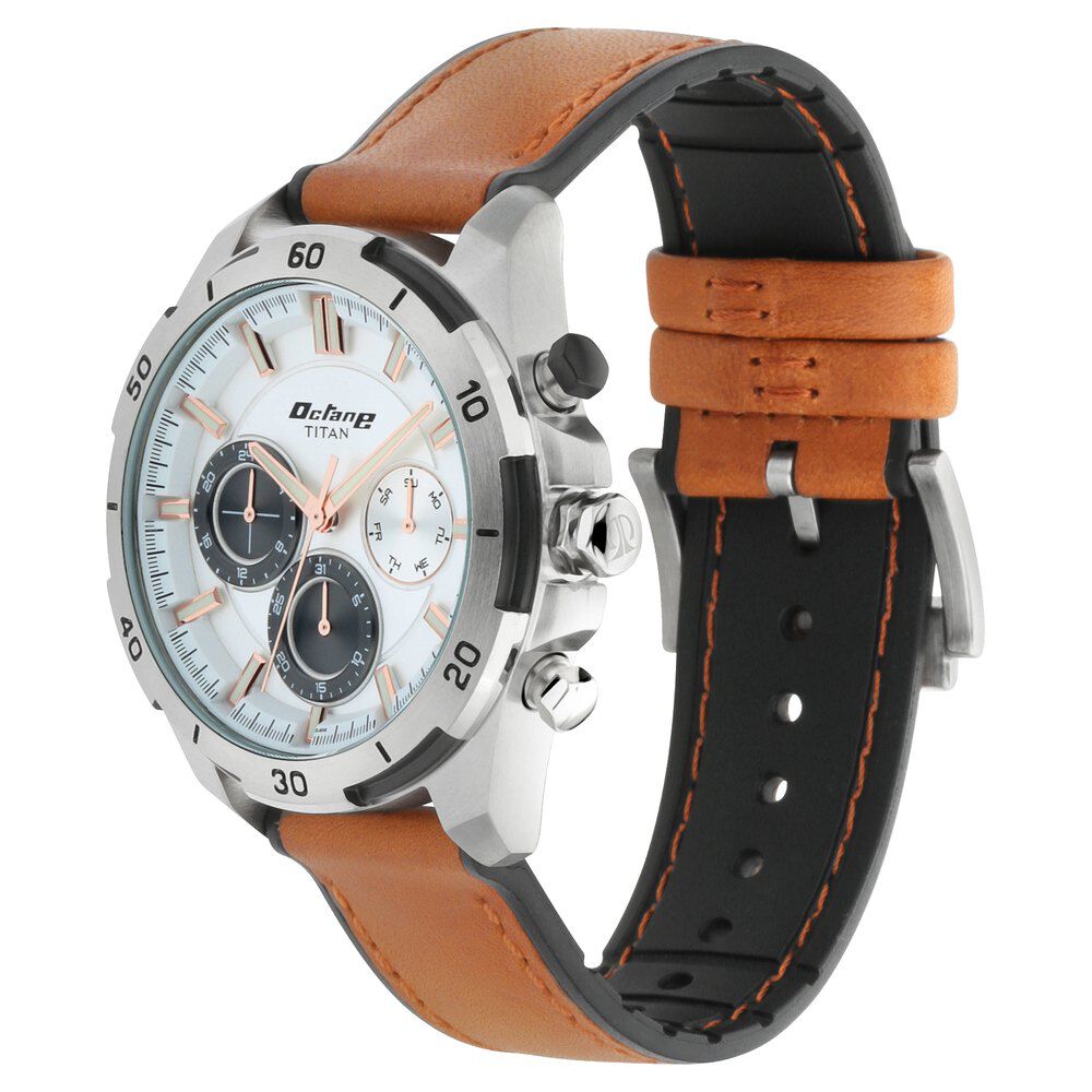 Titan octane 2025 white dial