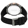 Kenneth Cole Quartz Multifunction Grey Dial Black Colour Silicone Strap Watch For Men - image number 4