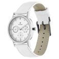 Titan Quartz Multifunction Silver Dial Leather Strap Watch for Women - image number 1