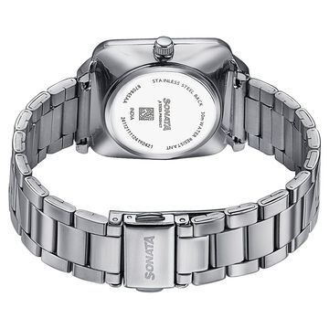 Sonata Wedding Edit Quartz Analog Blue Dial Stainless Steel Strap Watch For Women